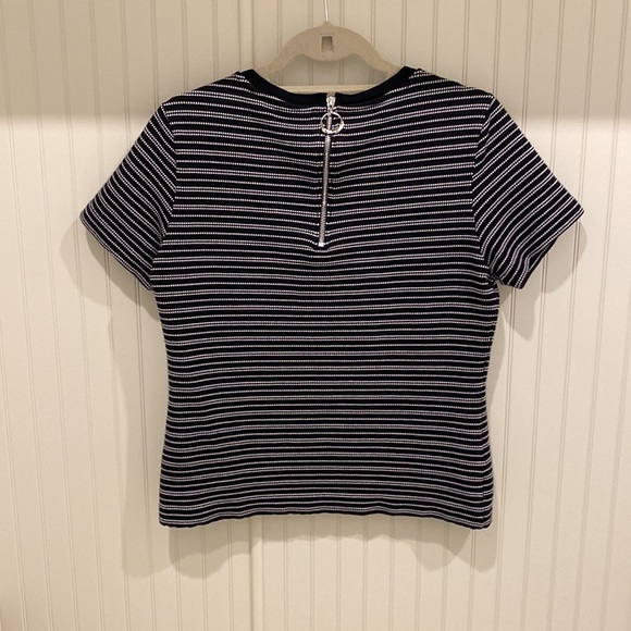 Hugo Boss black and white short sleeve top - Picture 3 of 7